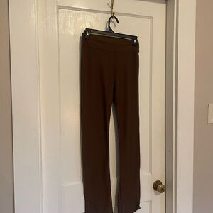 Women’s Brown Rived Flare leggings